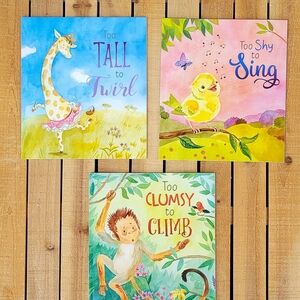 Children's Book Set with Colorful Illustrations